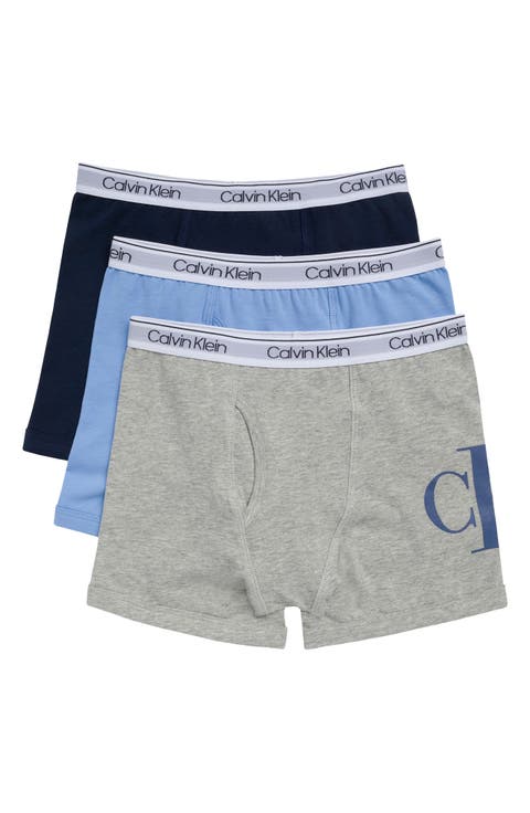 Kids' NYC Collection 3-Pack Assorted Stretch Cotton Boxer Briefs (Little Kid & Big Kid)