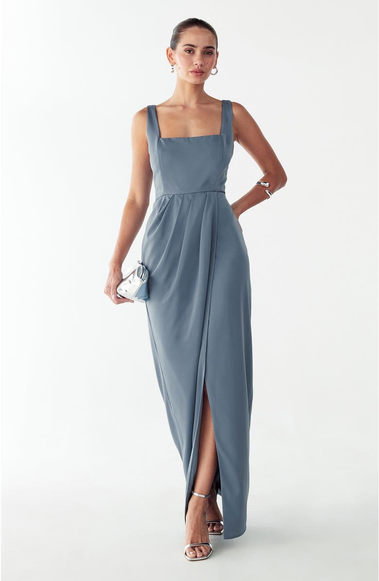 WILLA Akron Maxi Dress, Alternate, color, Petrol Blue