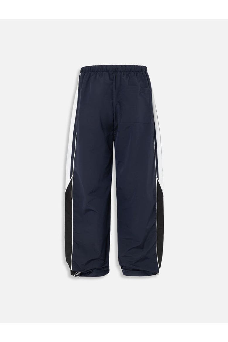 Contrast Side Baggy Track Pants, Alternate, color, Blue