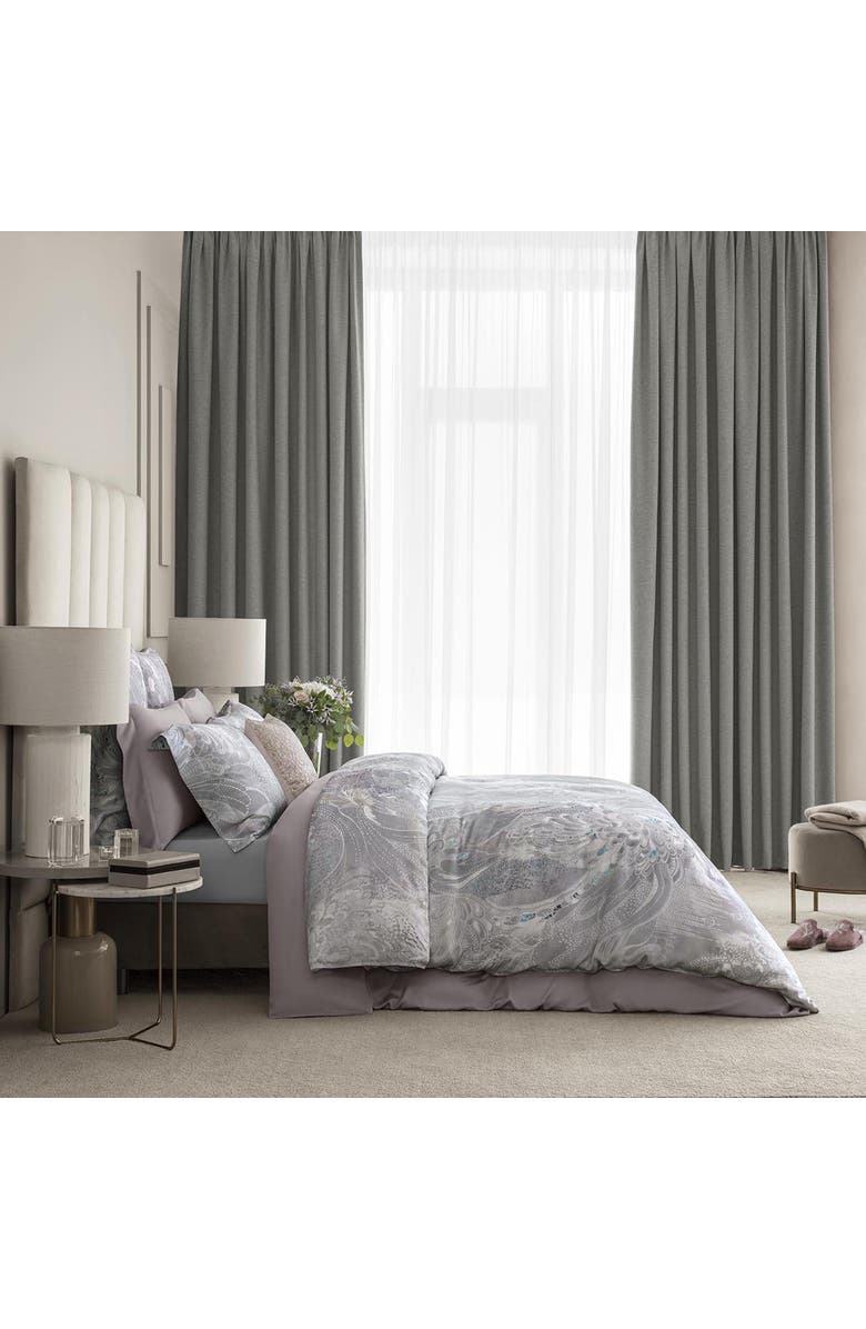 Togas Perla Flat Sheet, Alternate, color, Grey