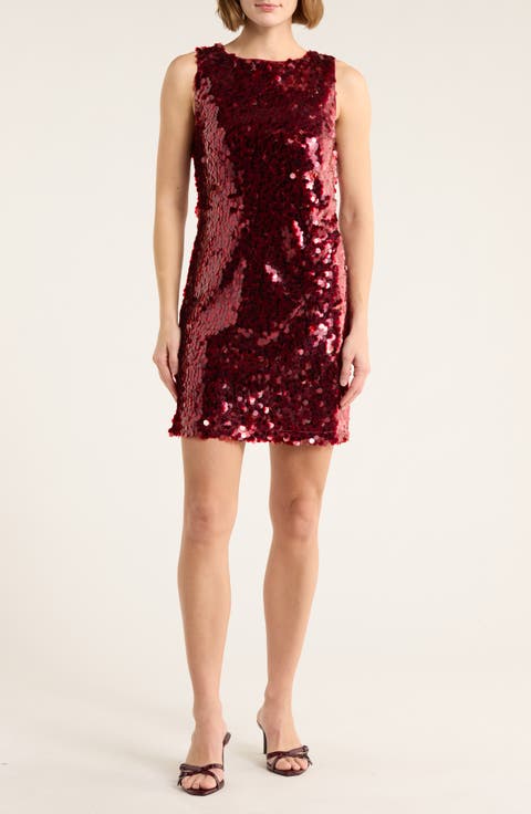 Sleeveless Sequin Minidress