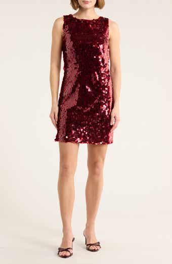 WAYF Sleeveless Sequin Minidress