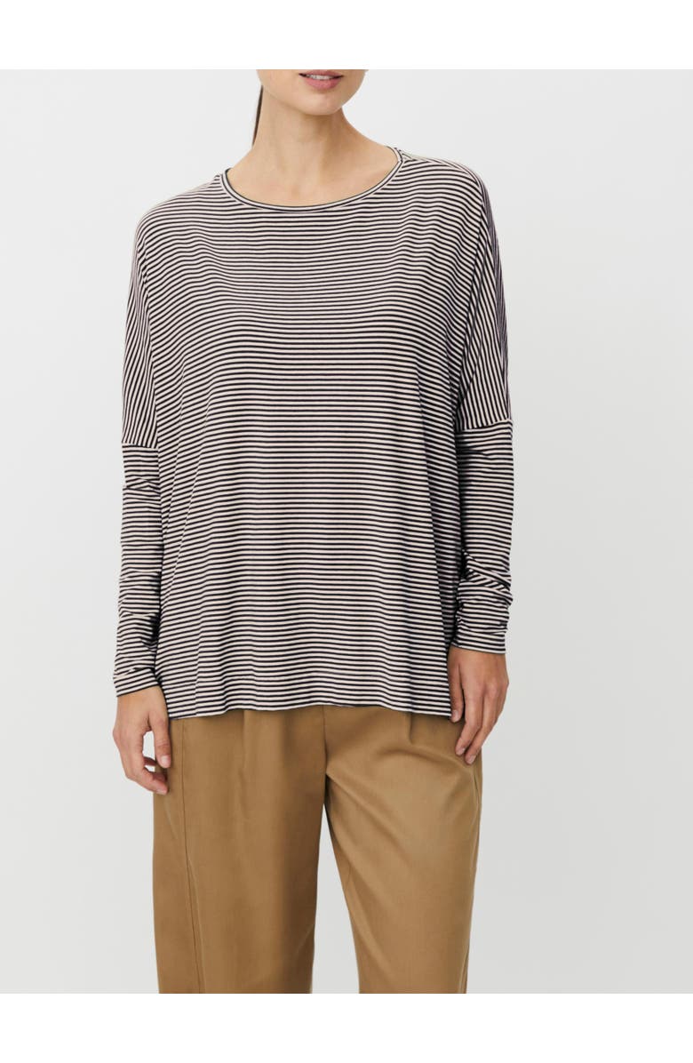 Masai Copenhagen MaBarr Oversized Stripe T-Shirt, Alternate, color, Navy Blazer