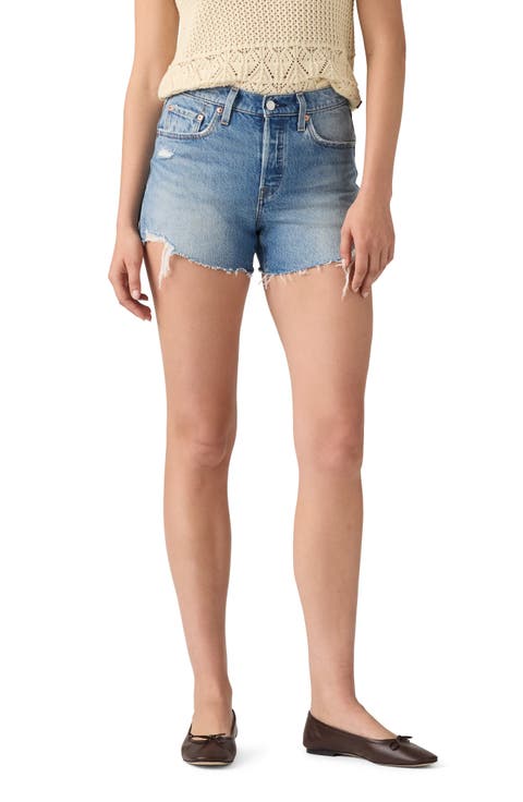 501® Curve Denim Cutoff Shorts (Signs of Success)