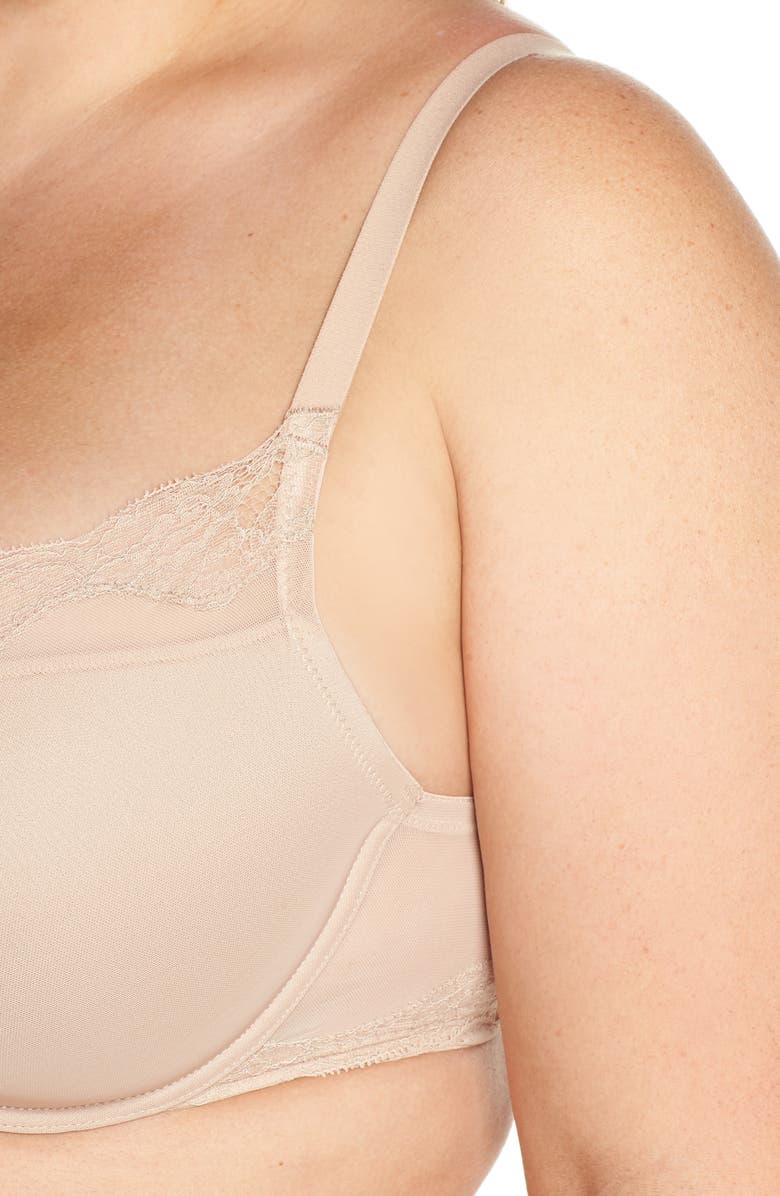 Natori Elusive Full Fit Underwire Contour Bra, Alternate, color, Cafe