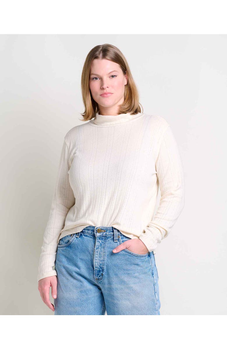 Toad & Co Foothill Pointelle Long Sleeve Turtleneck, Alternate, color, 