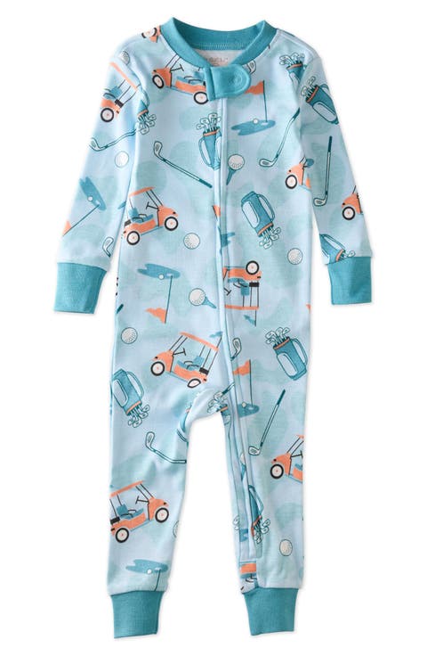 Shawn Footless Organic Cotton One-Piece Pajamas (Baby)