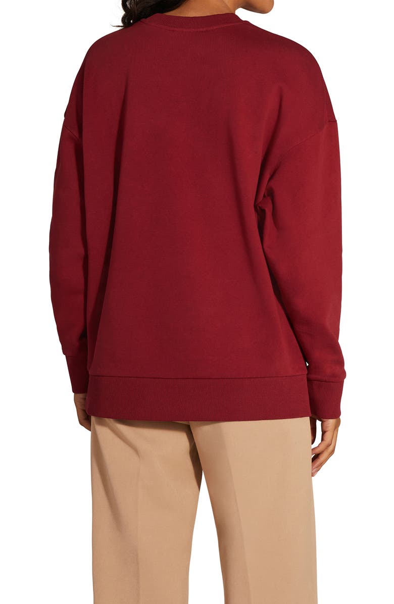 Favorite Daughter Collegiate Cotton Blend Sweatshirt, Alternate, color, Collegiate Red