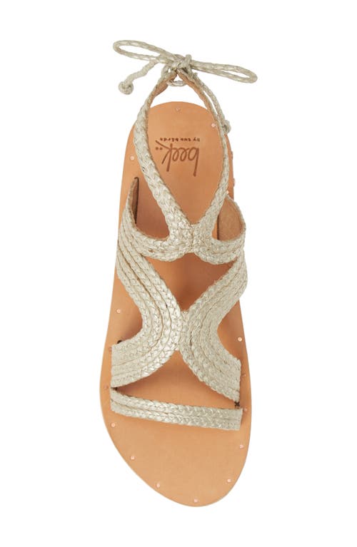 Beek Cuckoo Ankle Tie Sandal In White