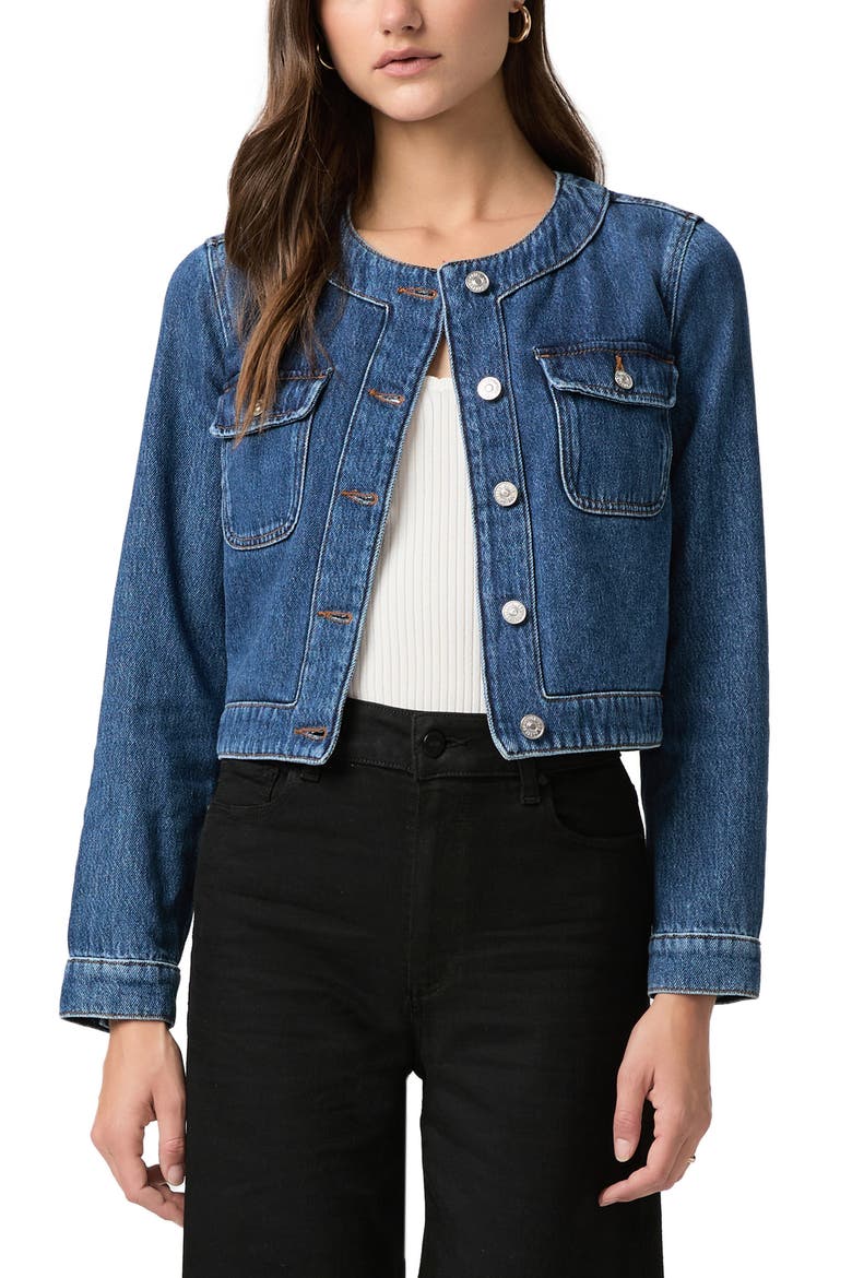 Kylian Denim Jacket, Alternate, color, PICKWICK