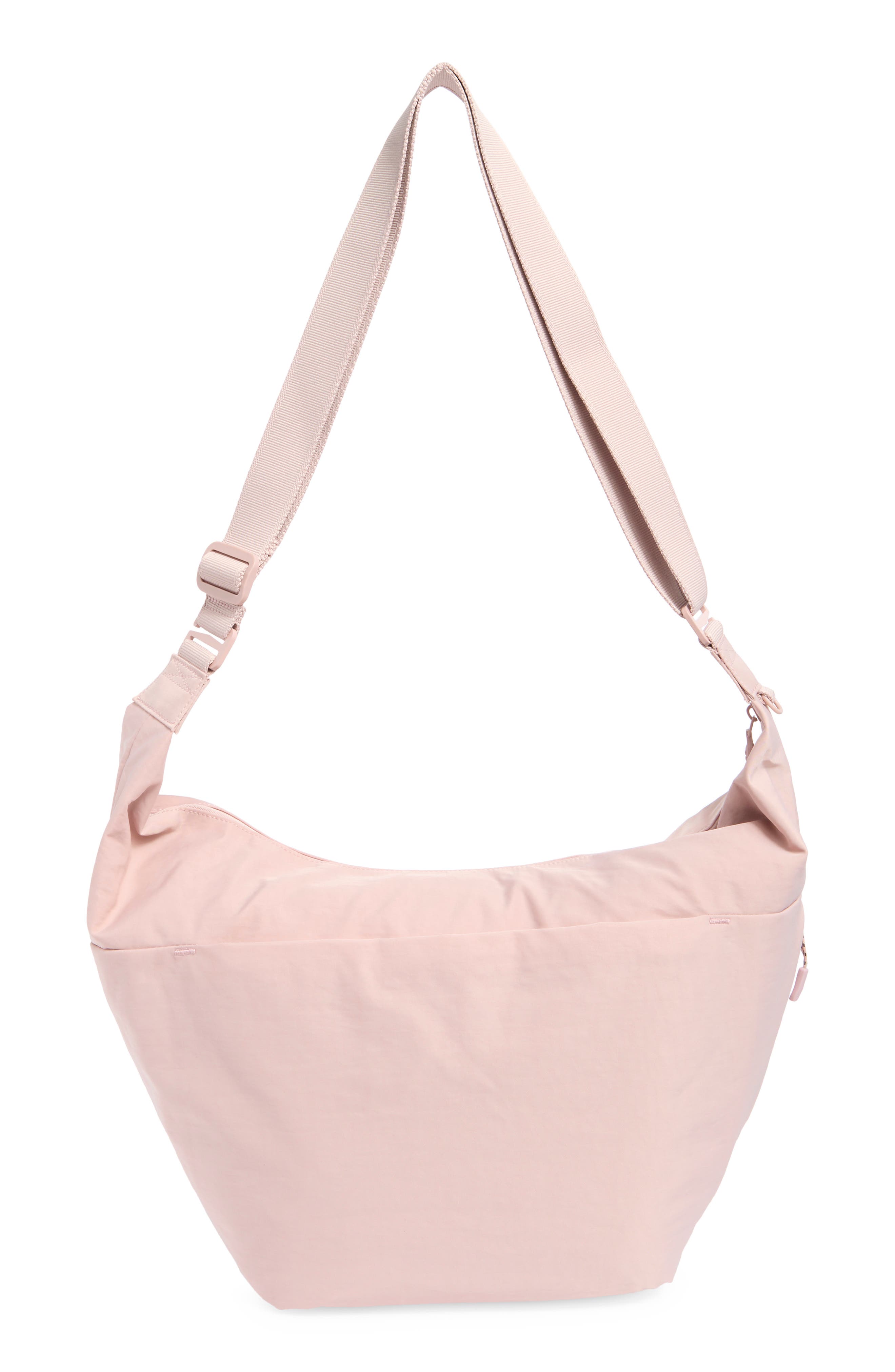 Béis The Crescent Catchall Crossbody Bag, Alternate, color, Atlas Pink