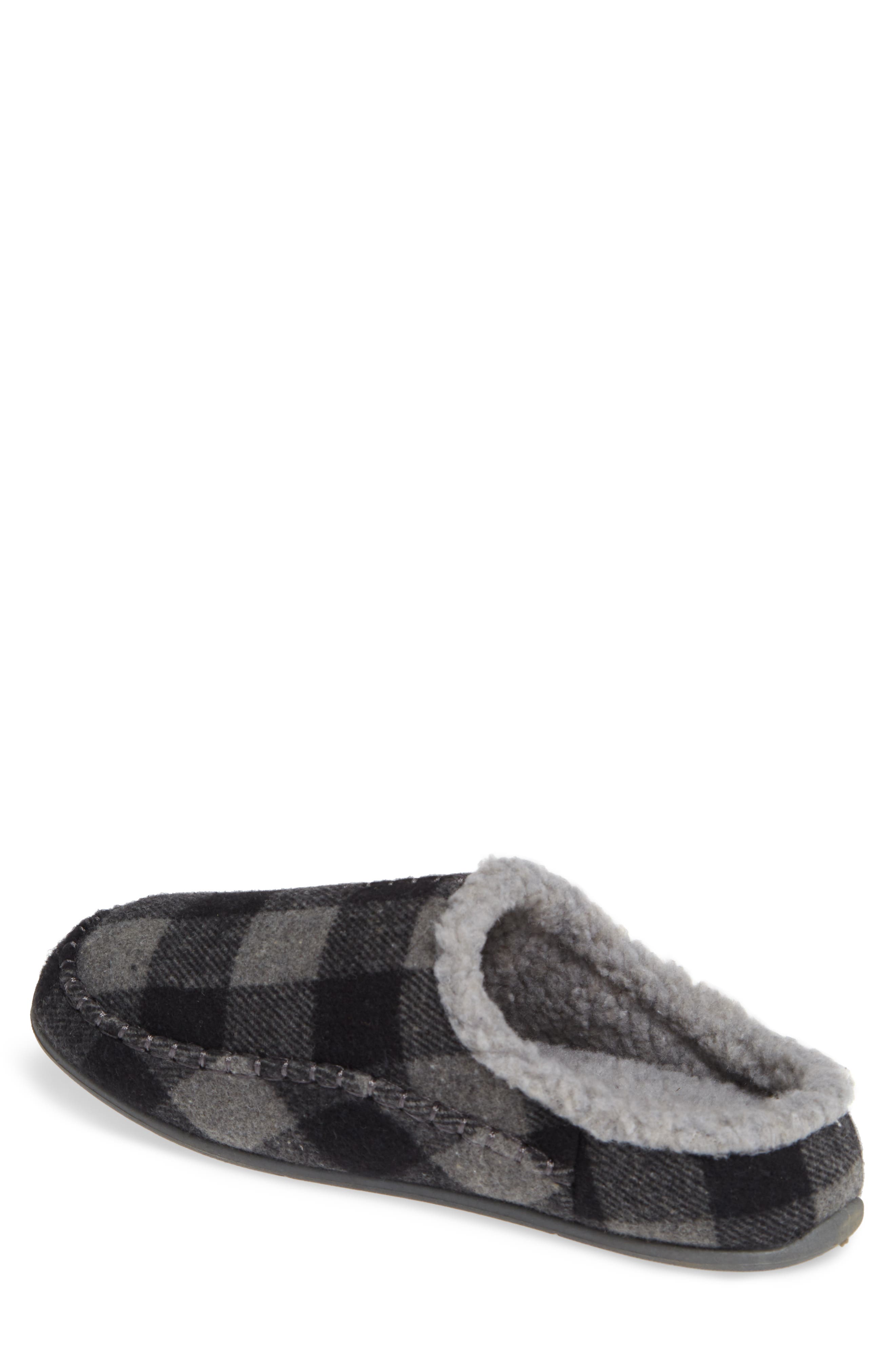 Deer Stags Nordic Slipper, Alternate, color, Grey / Black