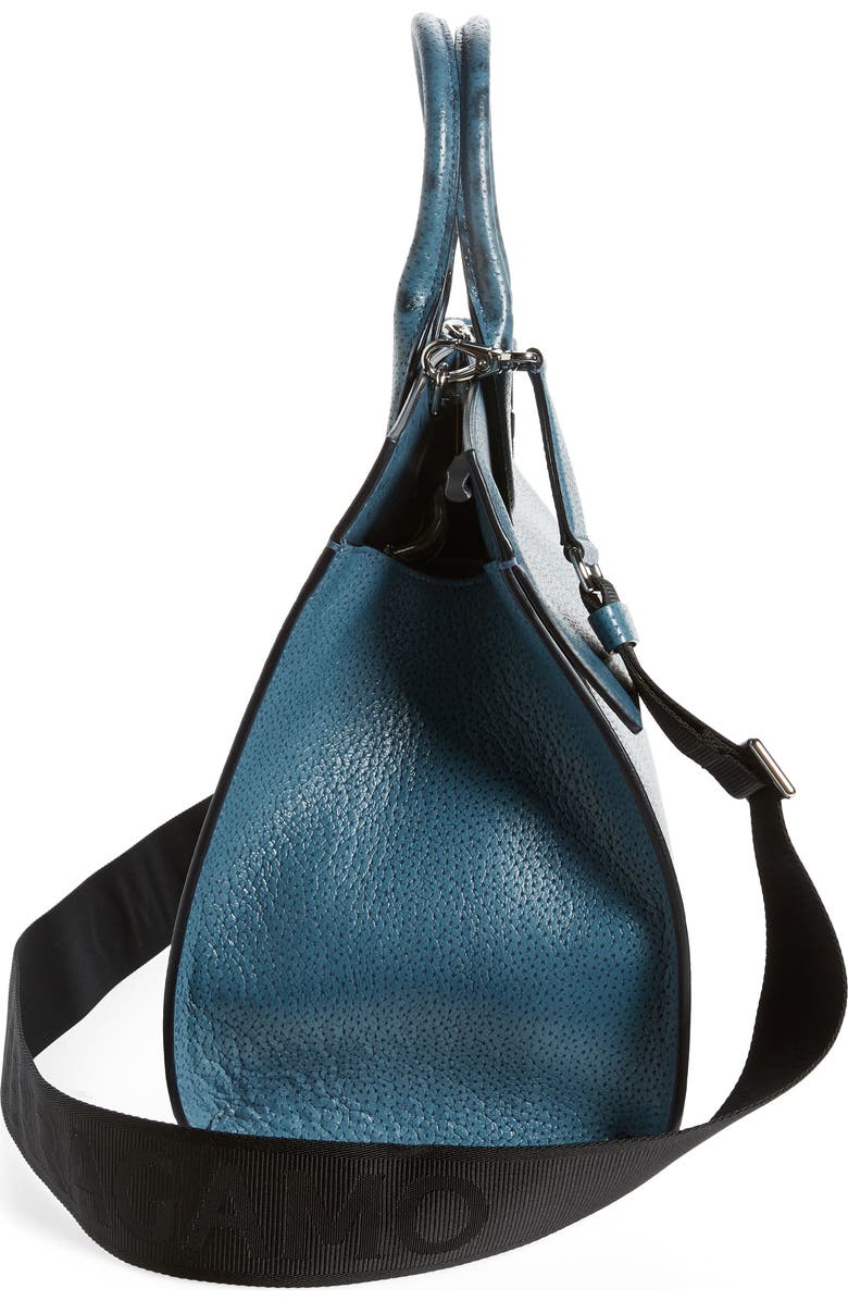 FERRAGAMO The Studio Soft Leather Top Handle Bag, Alternate, color,
