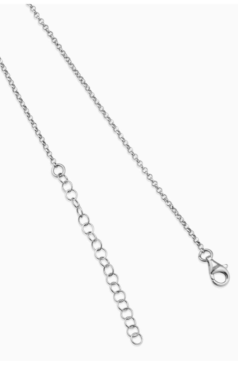Oradina Sterling Silver Cufflink Pendant Necklace, Alternate, color, Silver