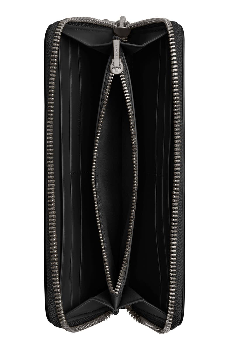 COACH Essential Slim Smooth Leather Wallet, Alternate, color, Lh/Black