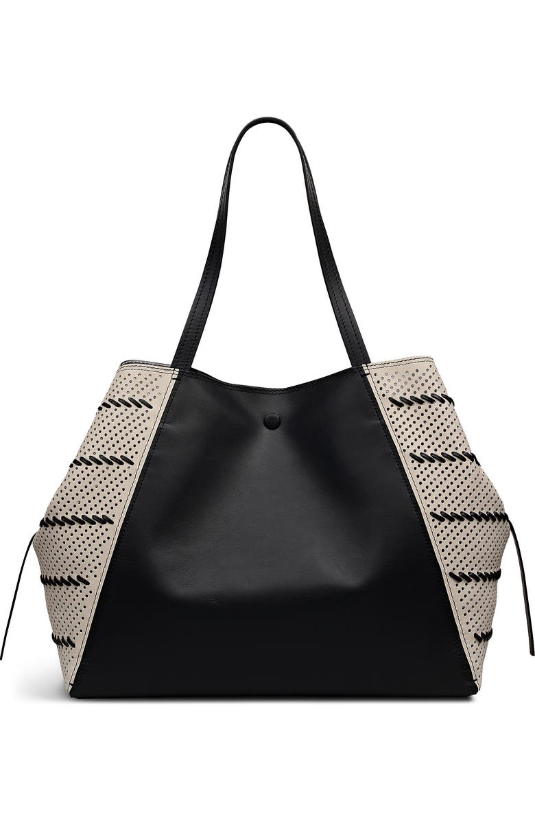 Radley The Delphine - Perforated Extra Large Open Top Tote Bag, Alternate, color, Black