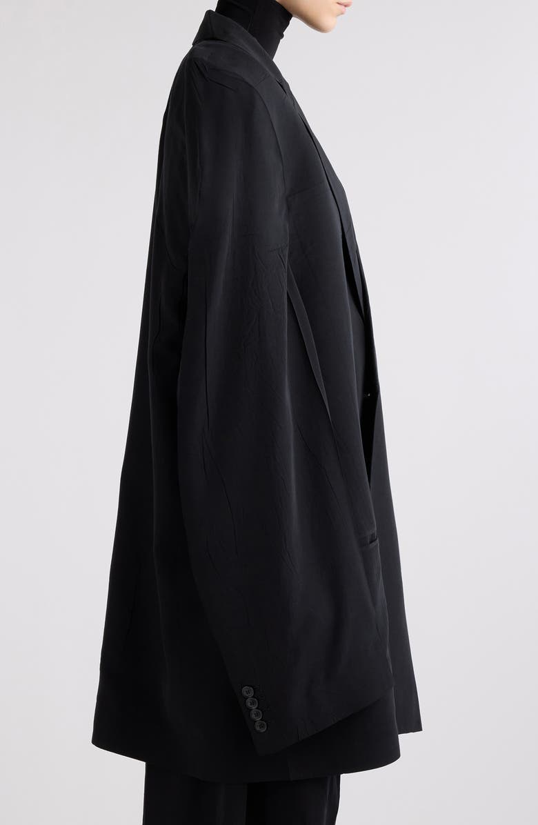 Balenciaga Fluid Poplin Boxy Jacket, Alternate, color,