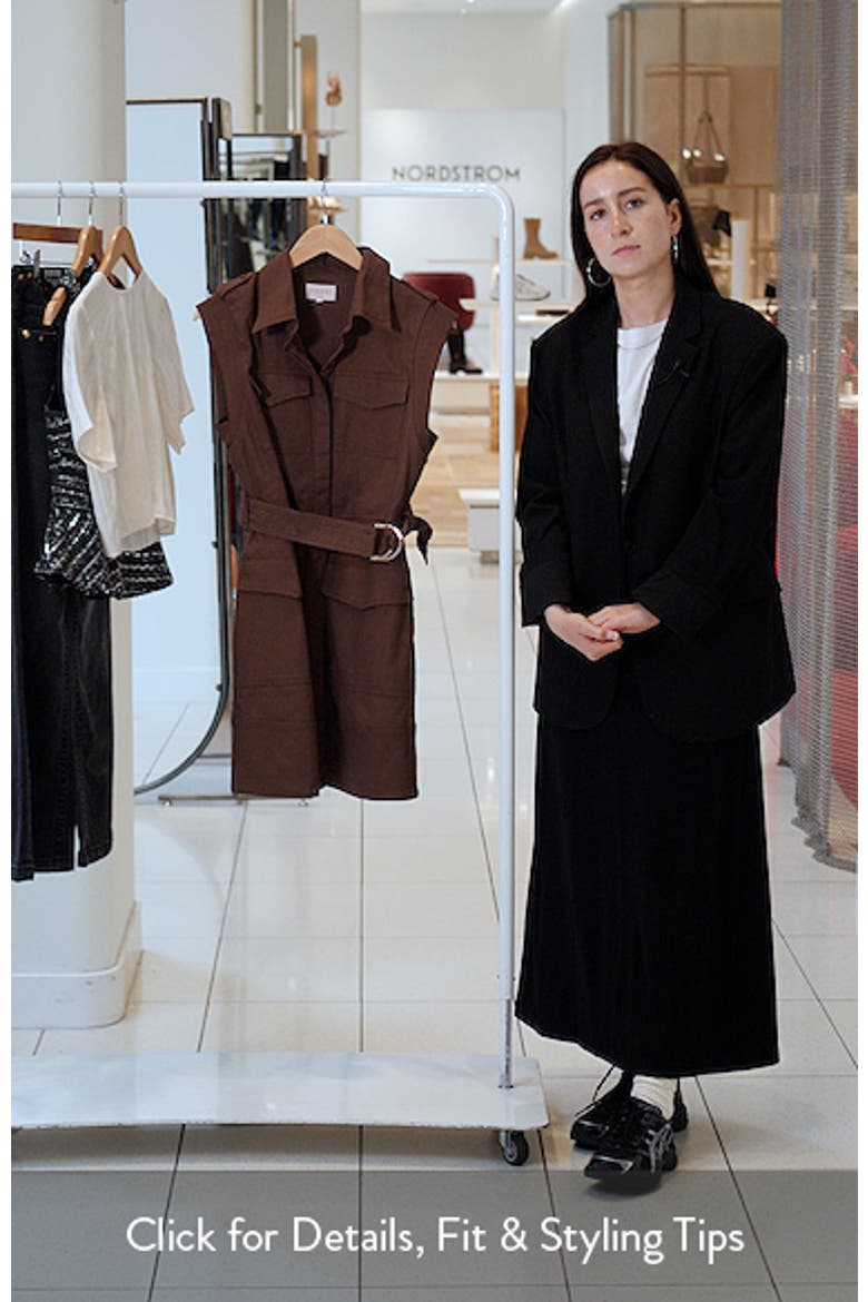 Nala Cotton Sleeveless Shirtdress video