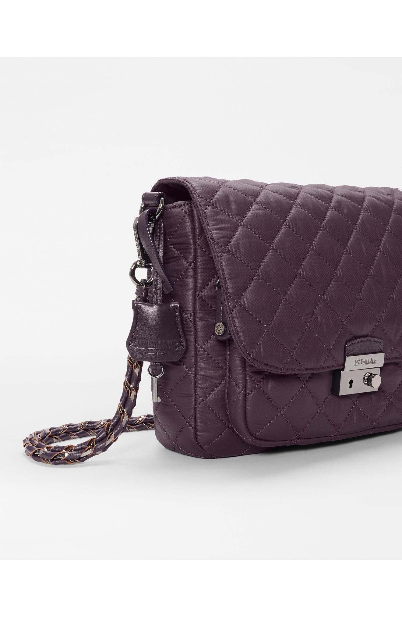 Medium Crosby Lock Crossbody, Alternate, color, RAISIN