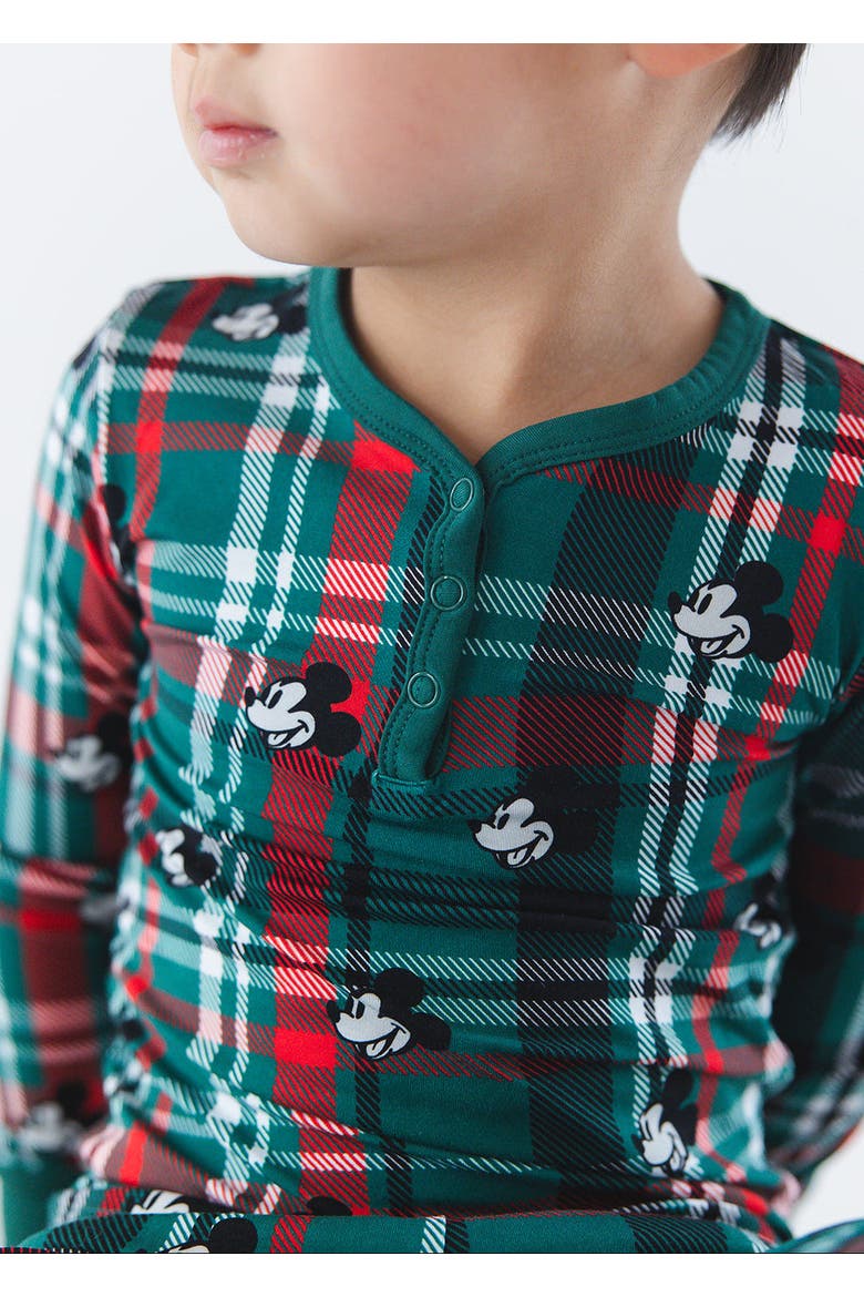 Steamboat Willie Tartan Pajama Set, Alternate, color, Multicolor