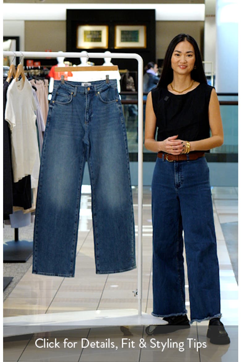 Arellia High Waist Ankle Barrel Leg Jeans video