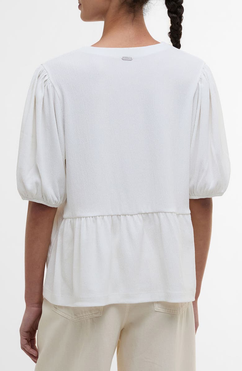 Barbour Louise Peplum Shirt, Alternate, color, Cloud