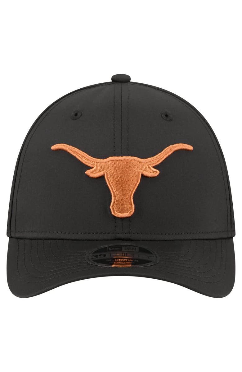 New Era Men's New Era  Black Texas Longhorns 39THIRTY M-Crown Flex Fit Hat, Alternate, color, Black