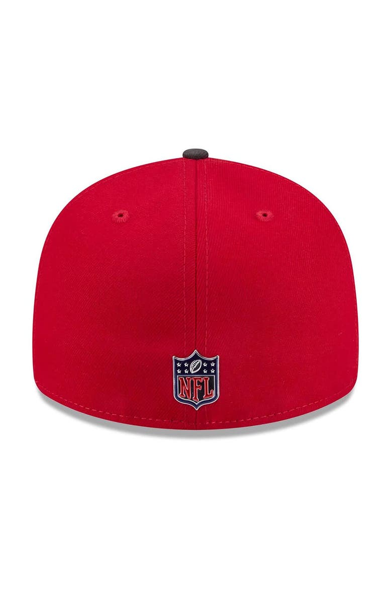 Men's New Era  Red/Pewter Tampa Bay Buccaneers 2026 NFL Draft Pre-Curved 59FIFTY Fitted Hat, Alternate, color, Red