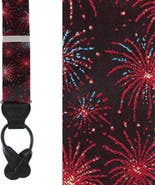 Trafalgar Illumination Explosion Silk Button End Suspenders