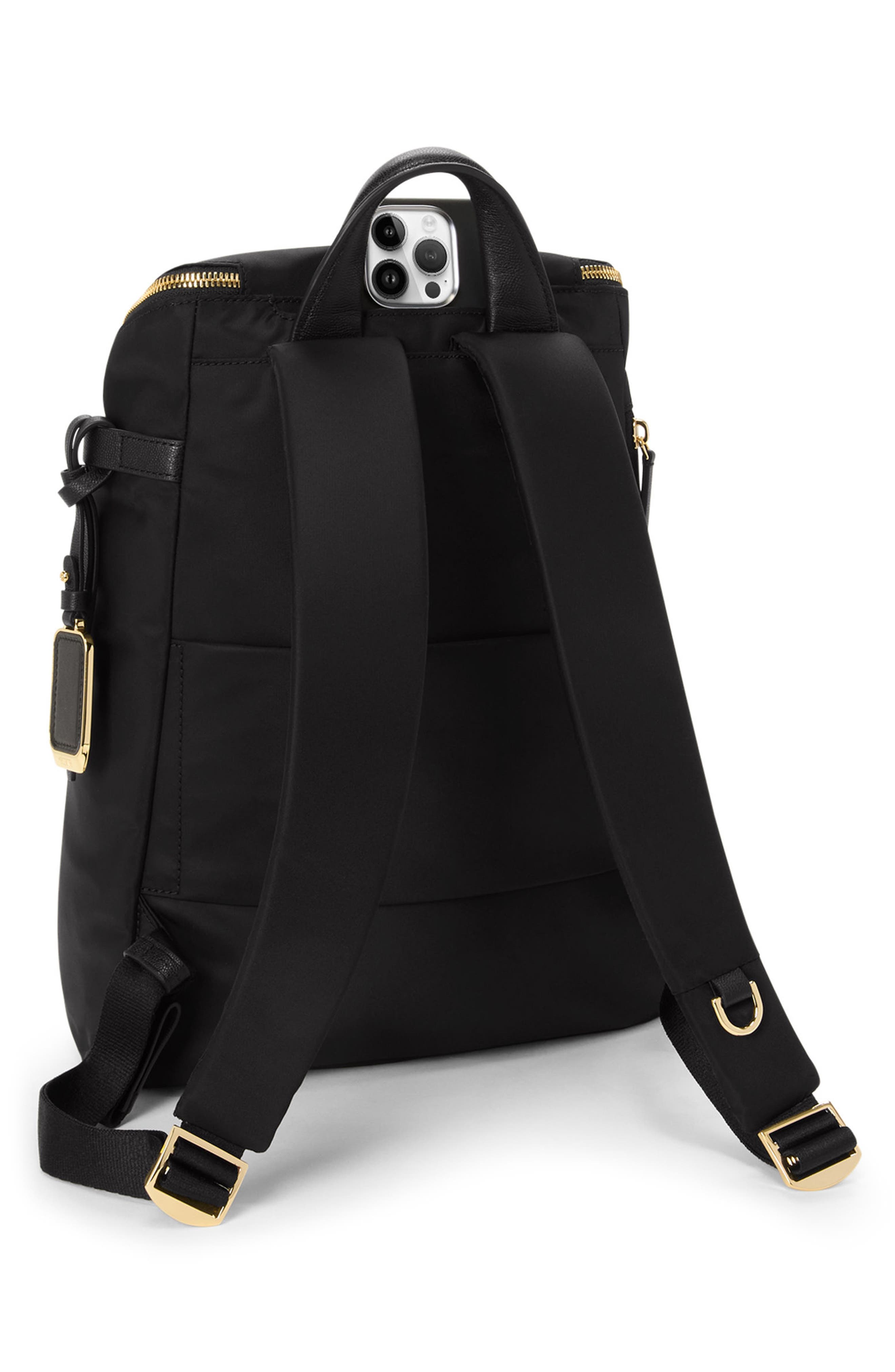 Voyageur Imogene Backpack, Alternate, color, BLACK/ GOLD