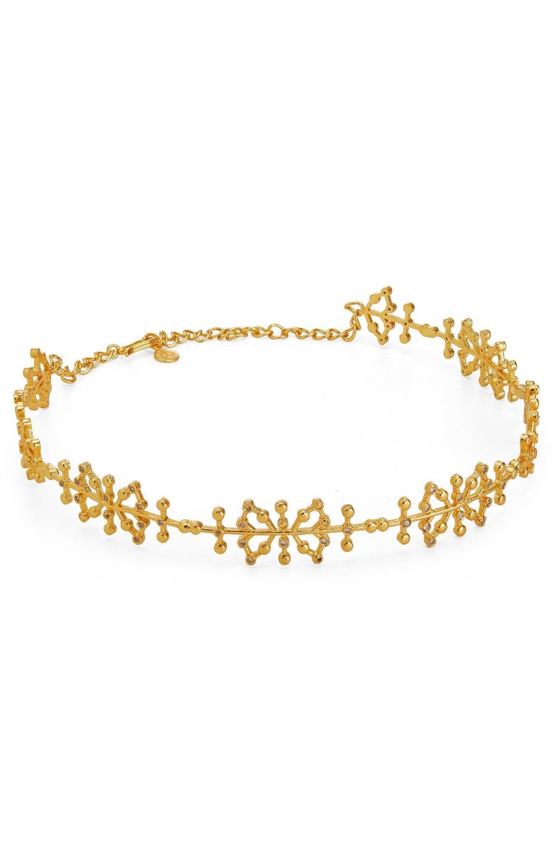 Dhwani Bhansal AURO CHOKER, Alternate, color, Gold Plated
