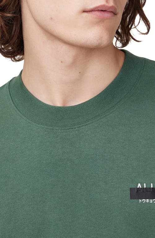 Allsaints Redact Oversized Embroidered Logo T-shirt