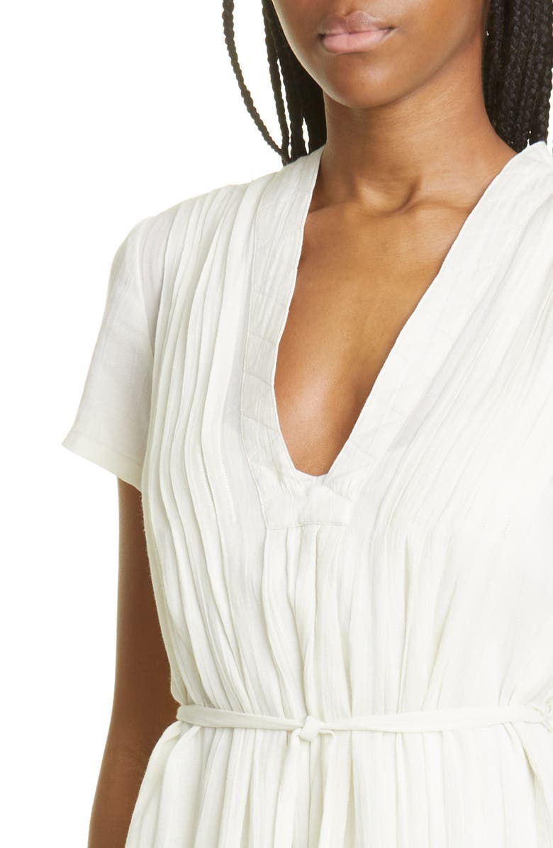 rag & bone Sachi Short Sleeve Midi Dress, Alternate, color, 