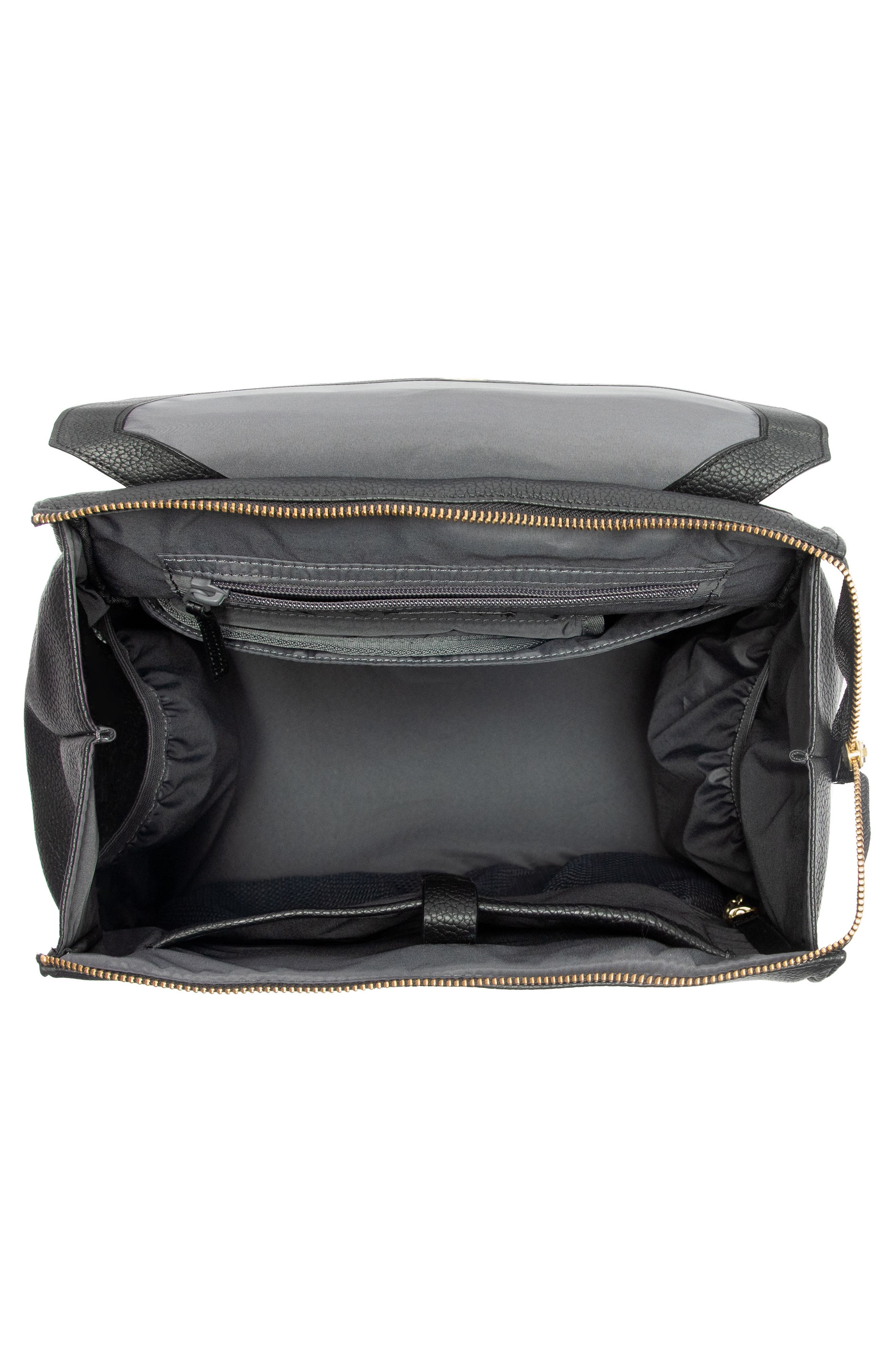 Freshly Picked Classic Diaper Backpack II, Alternate, color, Ebony