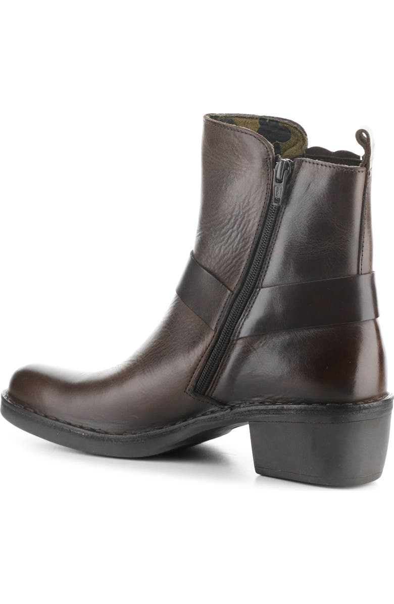 Fly London Mebi Bootie, Alternate, color, Dark Brown Rug