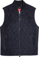 ISAIA Quilted Suede Vest