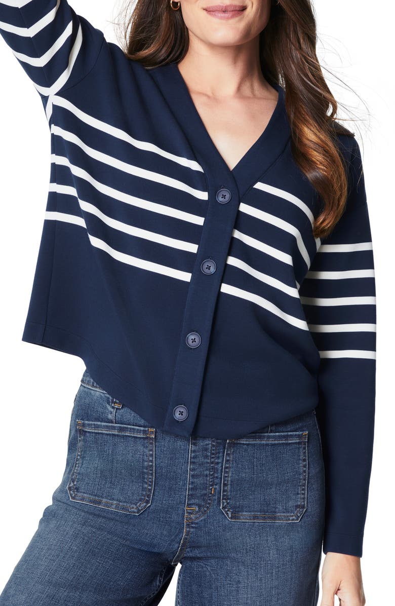 SPANX<sup>®</sup> AirEssentials Stripe V-Neck Cardigan, Alternate, color,