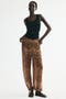 selected Dark Beige/Leopard Print