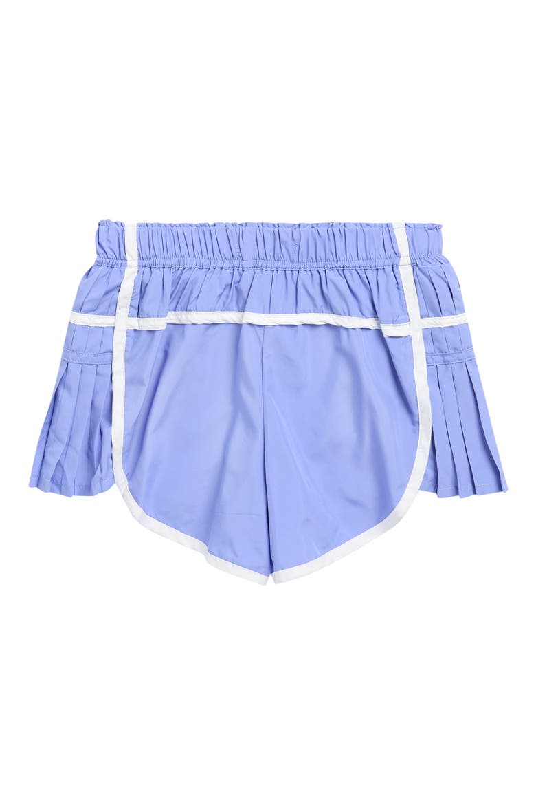 Kids' Pleat Athletic Shorts, Alternate, color, PERIWINKLE