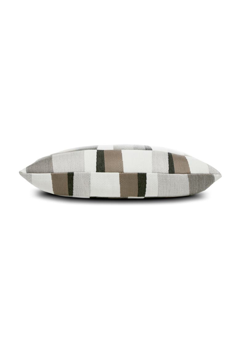 Strata Grigio Indoor & Outdoor Woven Accent Pillow, Alternate, color, Grigio
