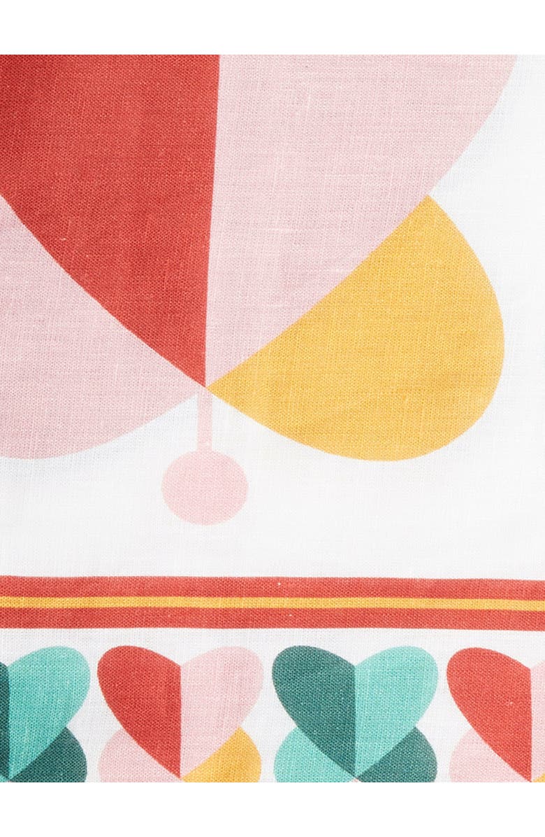 La DoubleJ Medium Tablecloth (180X280) Farfalle Ring Multicolor, Alternate, color, Farfalle Ring Multicolor