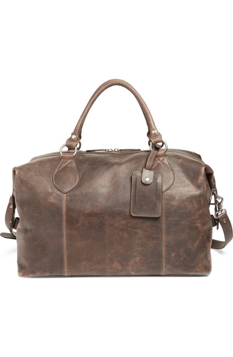Frye 'Logan' Leather Overnight Bag, Alternate, color,