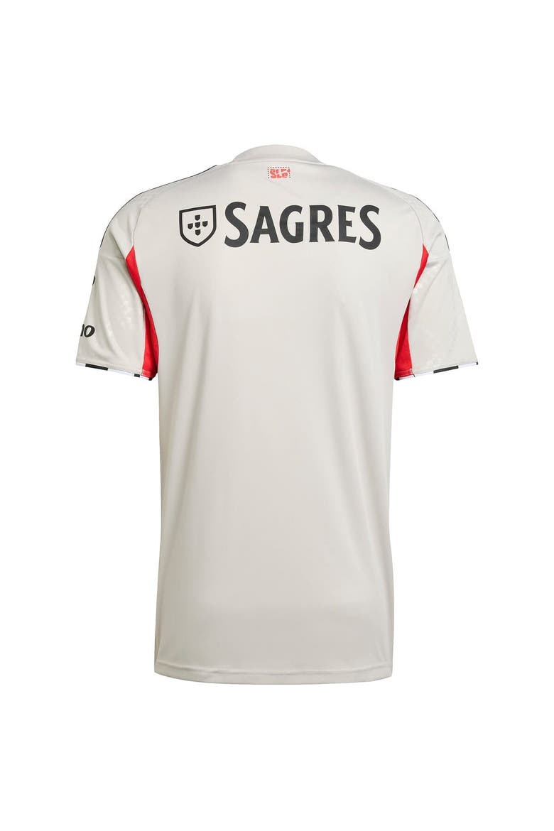 Men's adidas Gray Benfica 2025/26 Away Replica Jersey, Alternate, color, Gray
