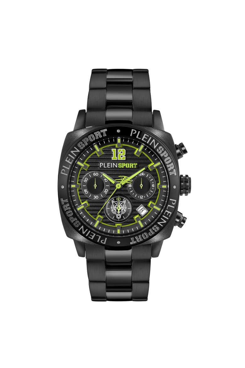 Wildcat Chrono Watch Men, Main, color, black