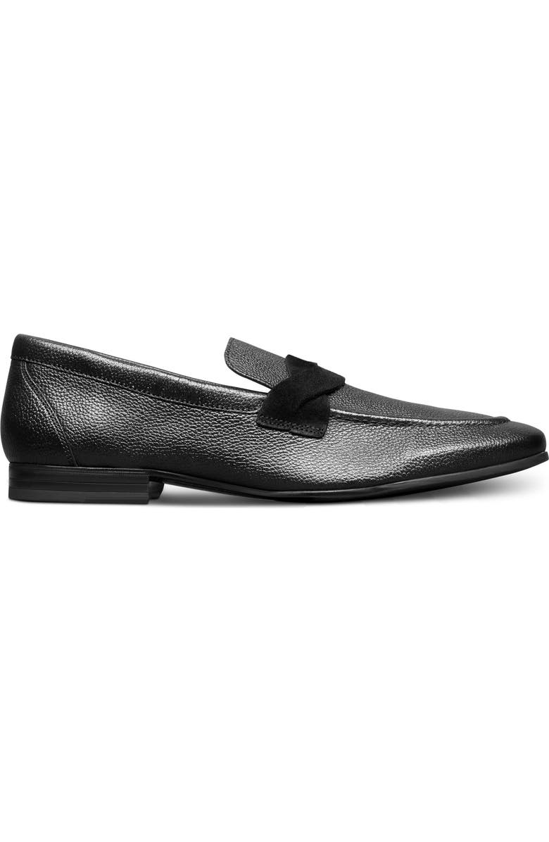 Allen Edmonds Lawrence Apron Toe Loafer, Alternate, color, Black