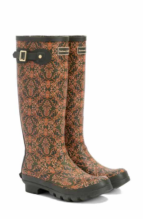 Pineapple Print Cami Wellington Boot