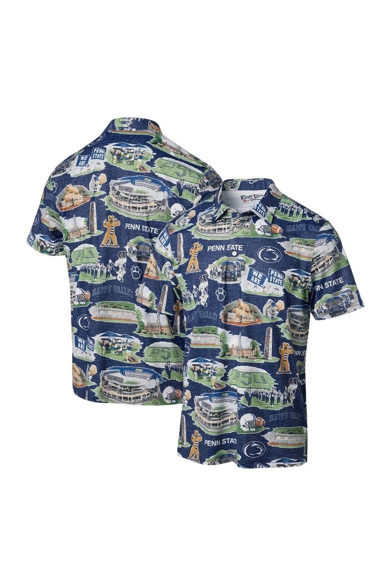Men's Reyn Spooner Navy Penn State Nittany Lions Scenic Polo, Main, color, Navy