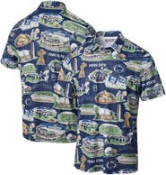 Reyn Spooner Men's Reyn Spooner Navy Penn State Nittany Lions Scenic Polo