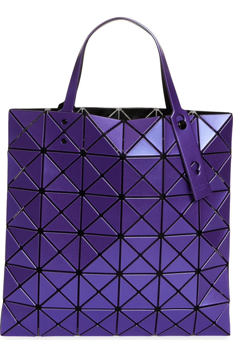 Bao Bao Issey Miyake Lucent Metallic Tote, Alternate, color, Purple