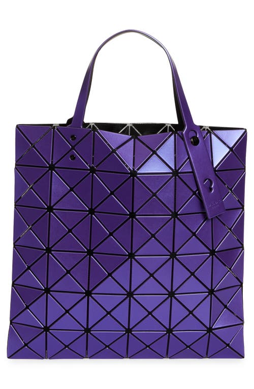 Bao Bao Issey Miyake Blue Lucent W Color Tote In Purple